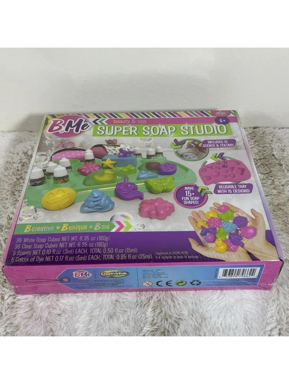 Super Soap Studio. Kids Or Adult Soap Making Kit. 15+ Fun Soap Shapes!! 5 Scents